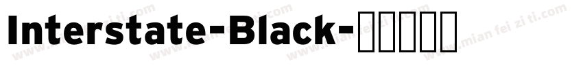 Interstate-Black字体转换