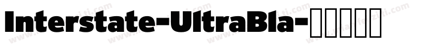 Interstate-UltraBla字体转换