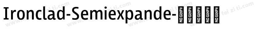 Ironclad-Semiexpande字体转换