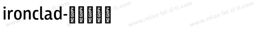 ironclad字体转换