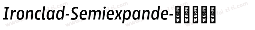 Ironclad-Semiexpande字体转换