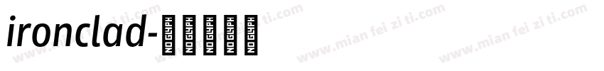 ironclad字体转换