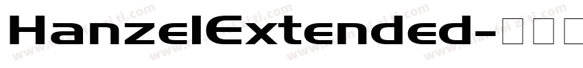HanzelExtended字体转换