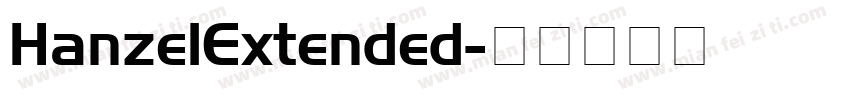 HanzelExtended字体转换
