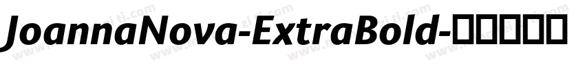 JoannaNova-ExtraBold字体转换