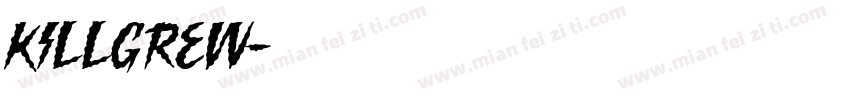 killgrew字体转换