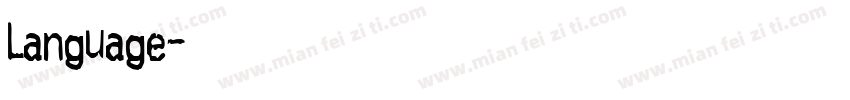 Language字体转换