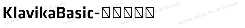 KlavikaBasic字体转换