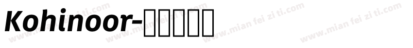 Kohinoor字体转换
