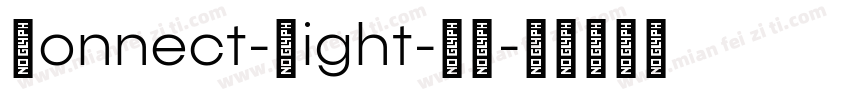 Konnect-Light-常规字体转换