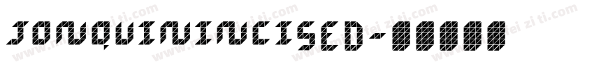 JonquinIncised字体转换