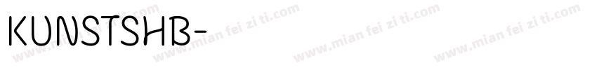 KUNSTSHB字体转换