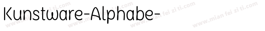 Kunstware-Alphabe字体转换