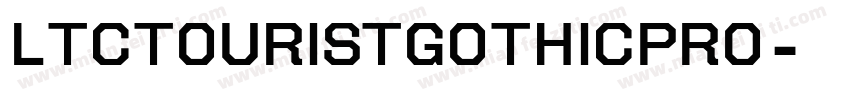 LTCTouristGothicPro字体转换