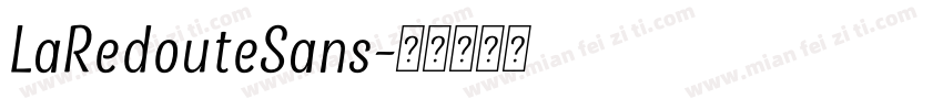 LaRedouteSans字体转换