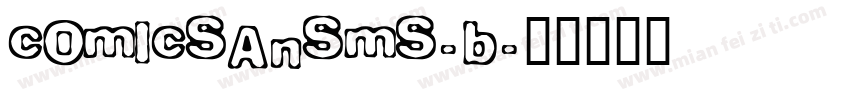 comicSansMS-B字体转换