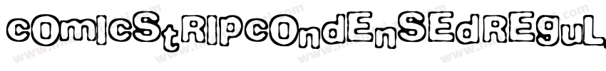 comicstrIpcondensedregularswfte字体转换