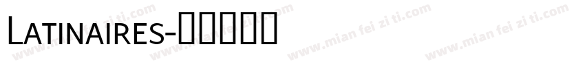 Latinaires字体转换