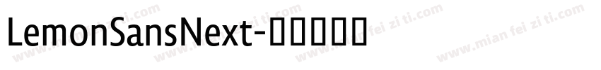 LemonSansNext字体转换