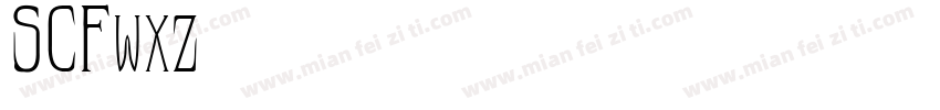 SCFwxz字体转换