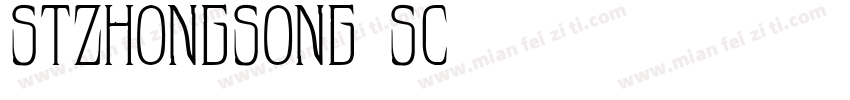 STZHONGSONG-SC字体转换
