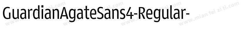 GuardianAgateSans4-Regular字体转换