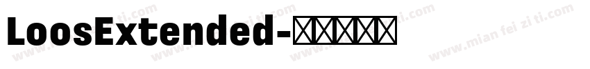 LoosExtended字体转换