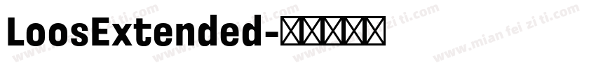 LoosExtended字体转换