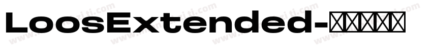 LoosExtended字体转换