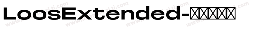 LoosExtended字体转换
