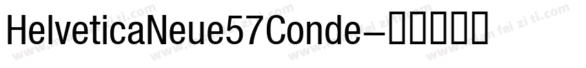 HelveticaNeue57Conde字体转换