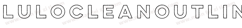 LuloCleanOutline-Bol字体转换