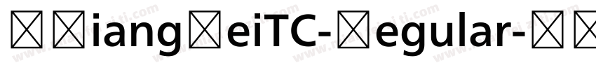 MXiangHeiTC-Regular字体转换