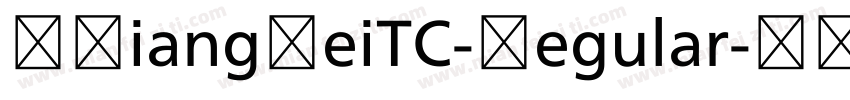 MXiangHeiTC-Regular字体转换