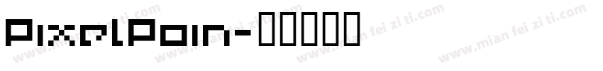 PixelPoin字体转换