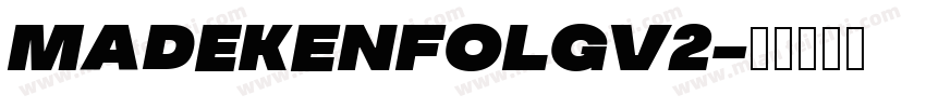 MADEKenfolgv2字体转换