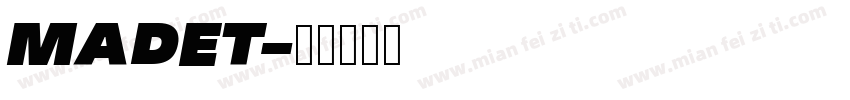 MADET字体转换