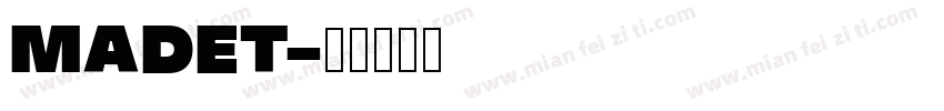 MADET字体转换