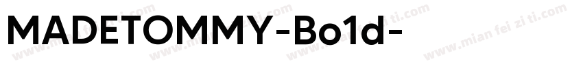 MADETOMMY-Bo1d字体转换