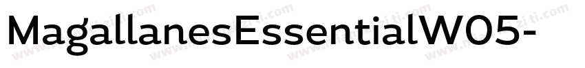 MagallanesEssentialW05字体转换