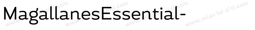 MagallanesEssential字体转换