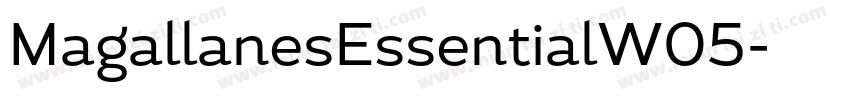 MagallanesEssentialW05字体转换
