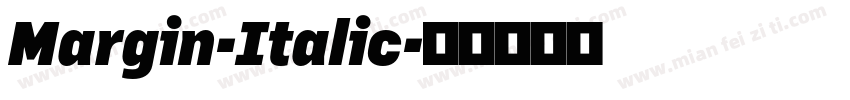 Margin-Italic字体转换