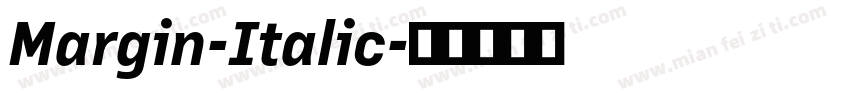 Margin-Italic字体转换
