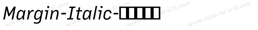 Margin-Italic字体转换