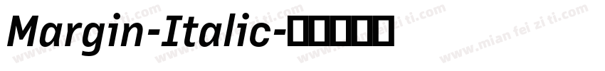 Margin-Italic字体转换