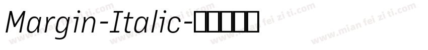 Margin-Italic字体转换