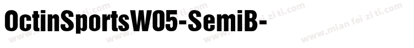 OctinSportsW05-SemiB字体转换