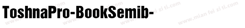 ToshnaPro-BookSemib字体转换