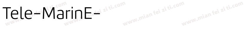 Tele-MarinE字体转换